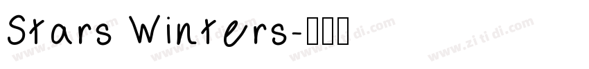 Stars Winters字体转换